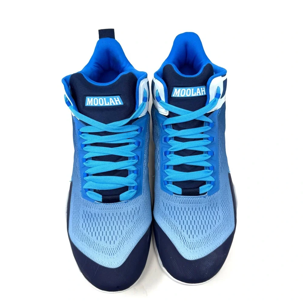 MOOLAH Neovolt Pro Blue‎ Athletic High Top Basketball Shoes Women's Size 11